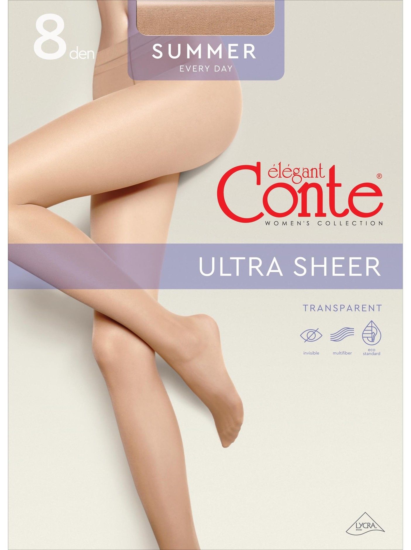 Conte Ultra Fine Sheer to Waist Pantyhose Summer 8 Denier, Black (Nero),  Small : : Clothing, Shoes & Accessories
