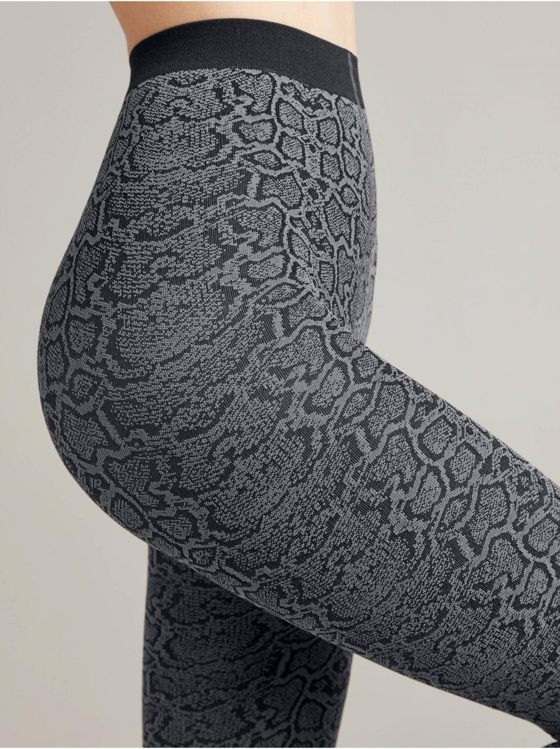 Python Leotard Tights with a snake pattern PYTHON Lycra® - Official online store Conte