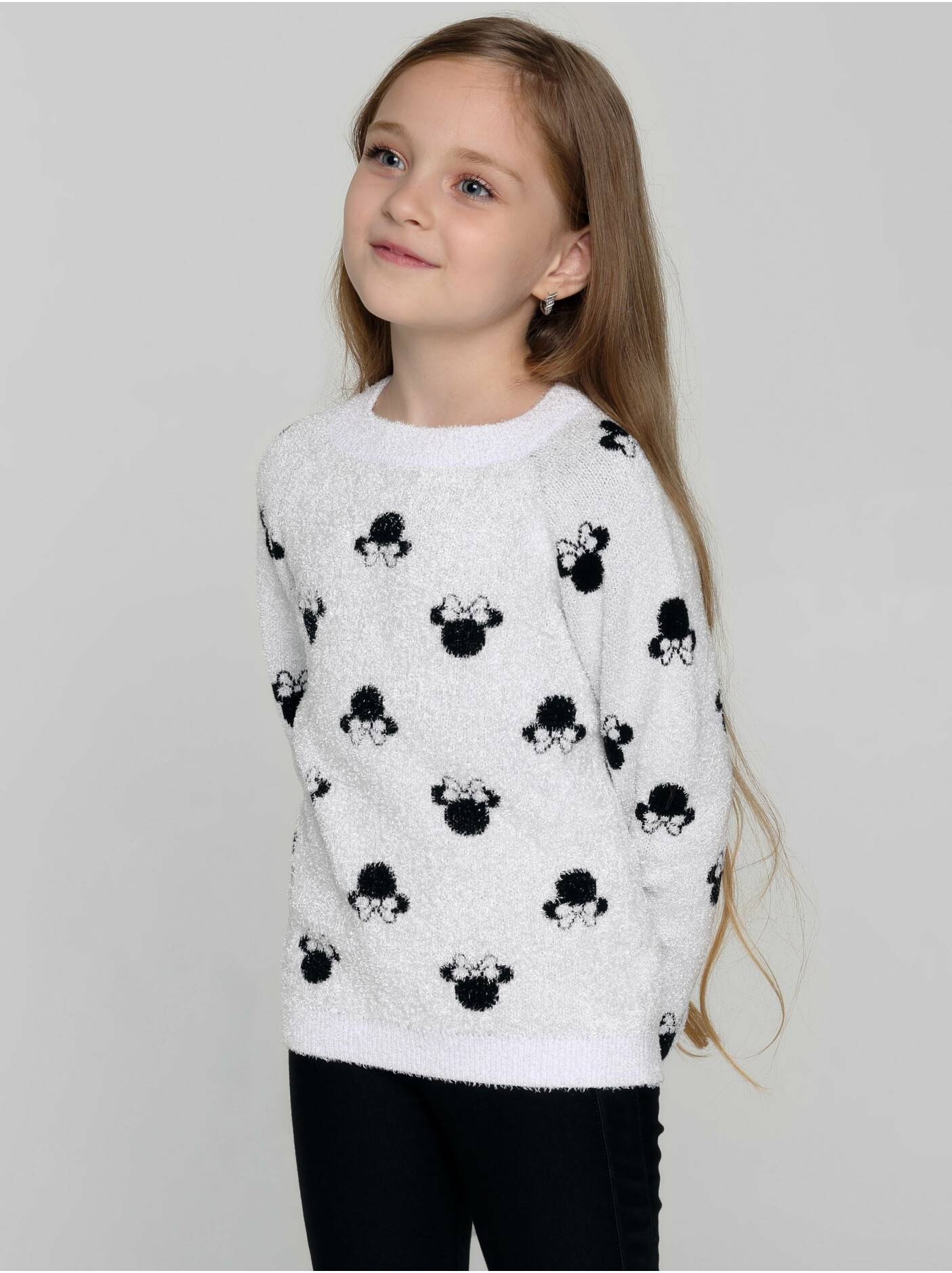 fluffy jumper with drawings ©disney - Official online-store Conte