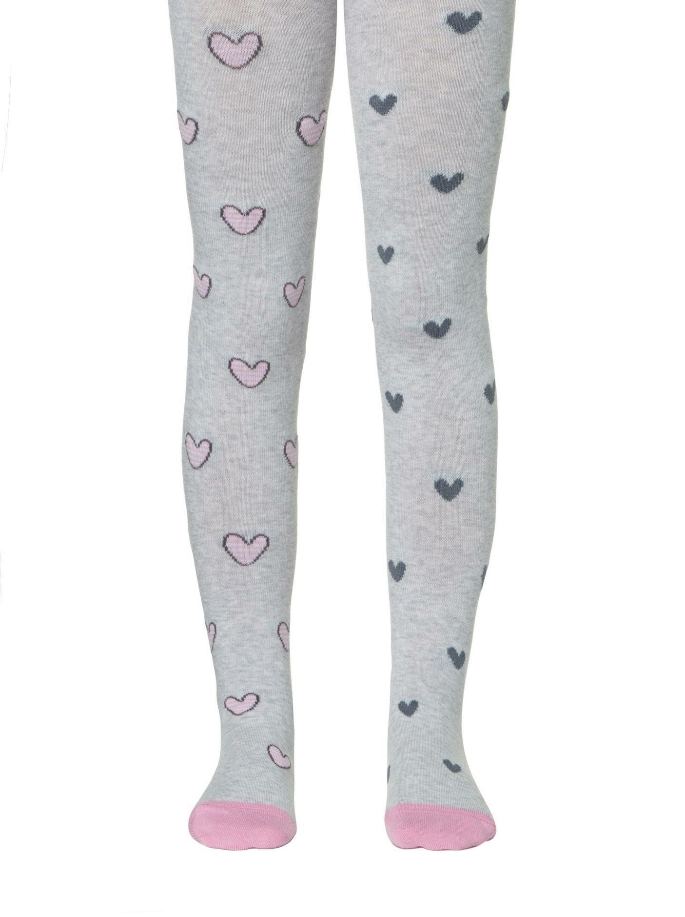 tights cotton TIP-TOP tights with hearts pattern - Official online ...