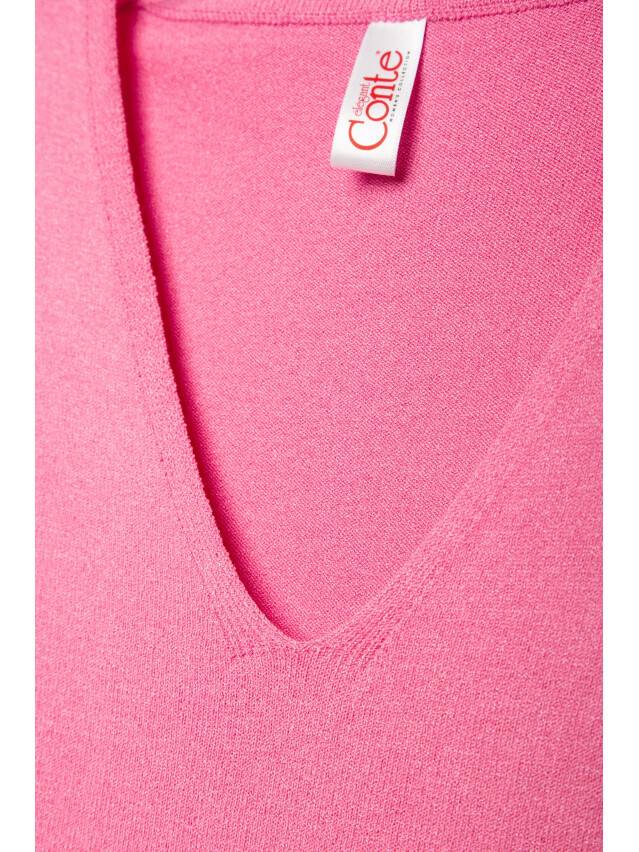 Women's polo neck shirt CONTE ELEGANT LDK044, s.170-84, camelia rose - 6