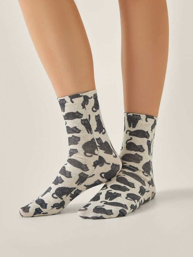 Women's socks CONTE ELEGANT FANTASY, s.23-25, 742 beige - 2