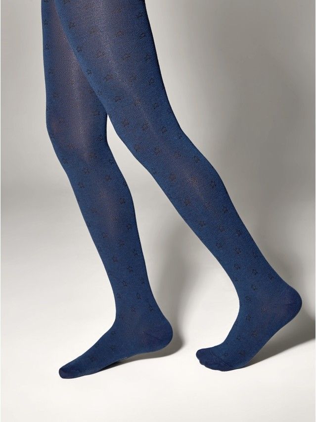 Children's tights CONTE-KIDS CLASS, s.152-158 (23),650 navy - 2