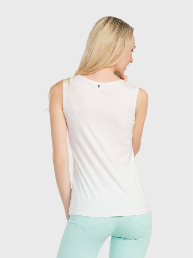 Women's polo neck shirt CONTE ELEGANT LD 712, s.170-100, white - 5