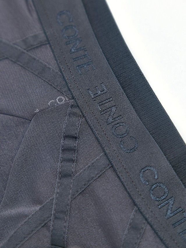 Women's panties CONTE ELEGANT CRISS CROSS LTA 2998, s.90, graphite - 5