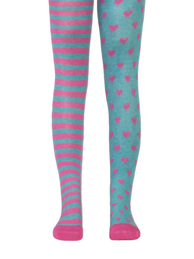 Children's tights CONTE-KIDS TIP-TOP, s.62-74 (12),355 turquoise-pink - 1