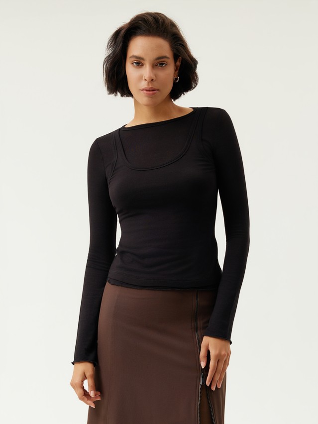 Women's jumper CONTE LD 3672, s.170-84, black - 4