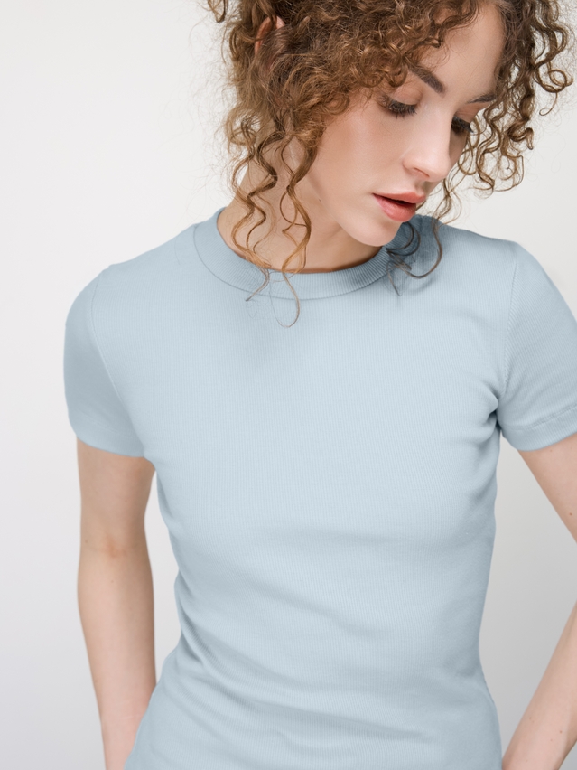 Women's T-shirt CONTE ELEGANT BASIC COLLECTION LFB 5023, s.170-84, light blue - 4