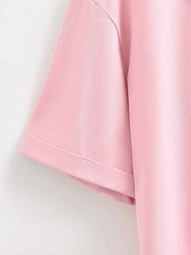 Women's polo neck shirt CONTE ELEGANT LD 3090, s.170-92, pink - 3