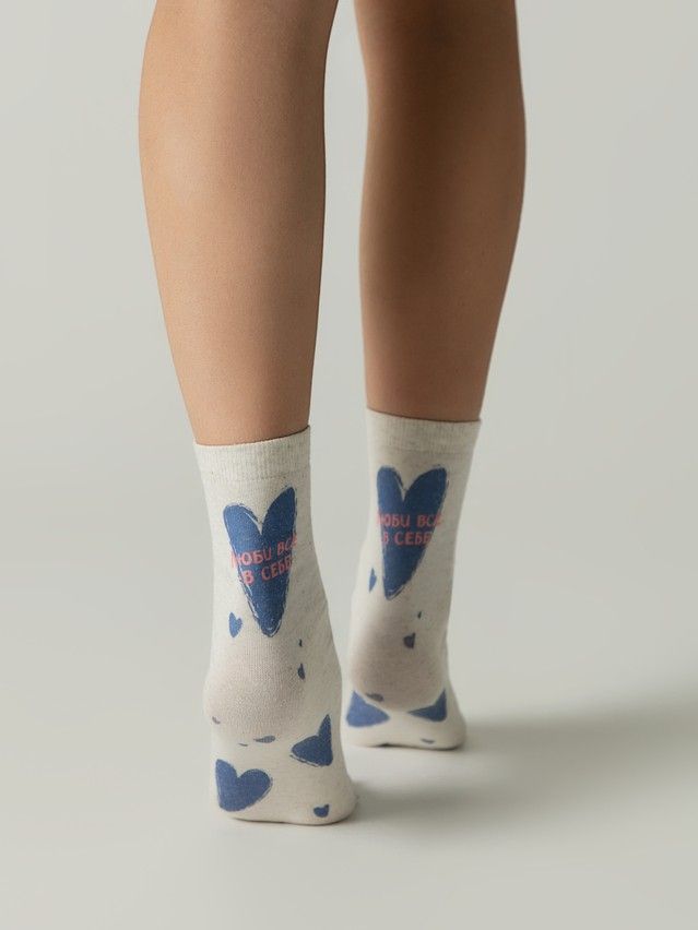 Women's socks CONTE ELEGANT FANTASY, s.23-25, 1140 beige - 2