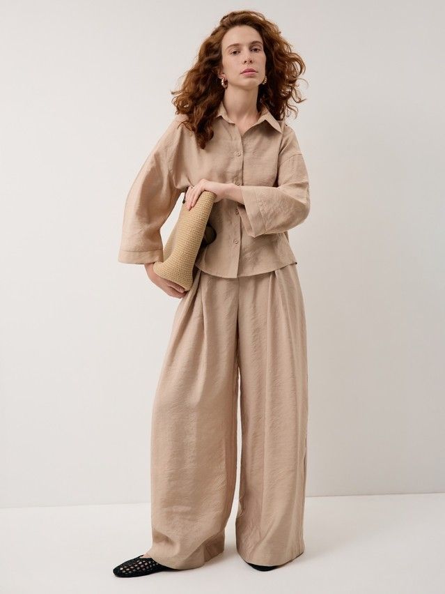 Women's shirt CONTE LRU 3423, s.170-84-90, beige - 1