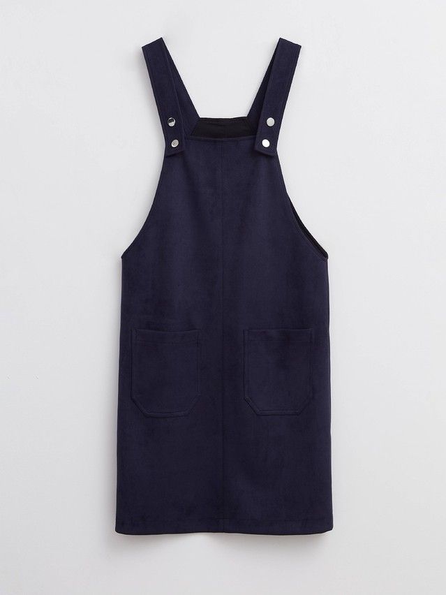Women's pinafore dress CONTE ELEGANT LSF 1183, s.170-88-94, deep night - 1