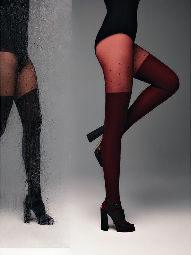 Women's tights CONTE ELEGANT SENSATION, s.2, marsala - 1