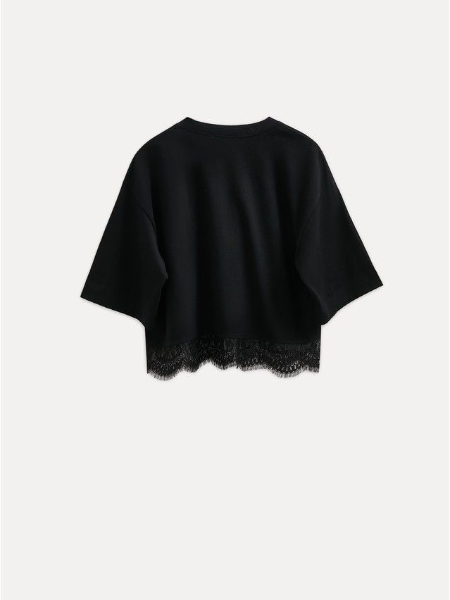 Women's polo neck shirt CONTE ELEGANT LD 3082, s.170-84, black - 2