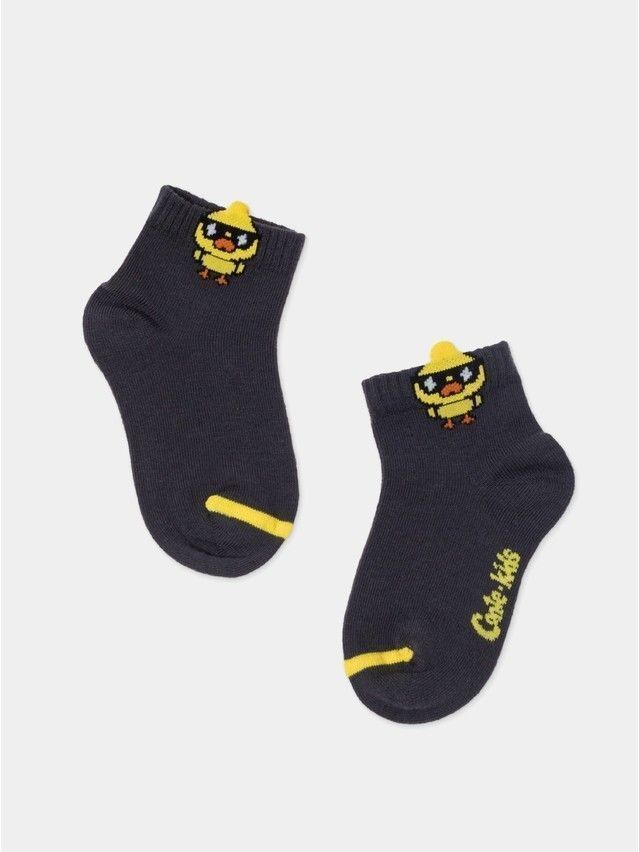 Children's socks CONTE-KIDS TIP-TOP, s.12, 967 dark grey - 5