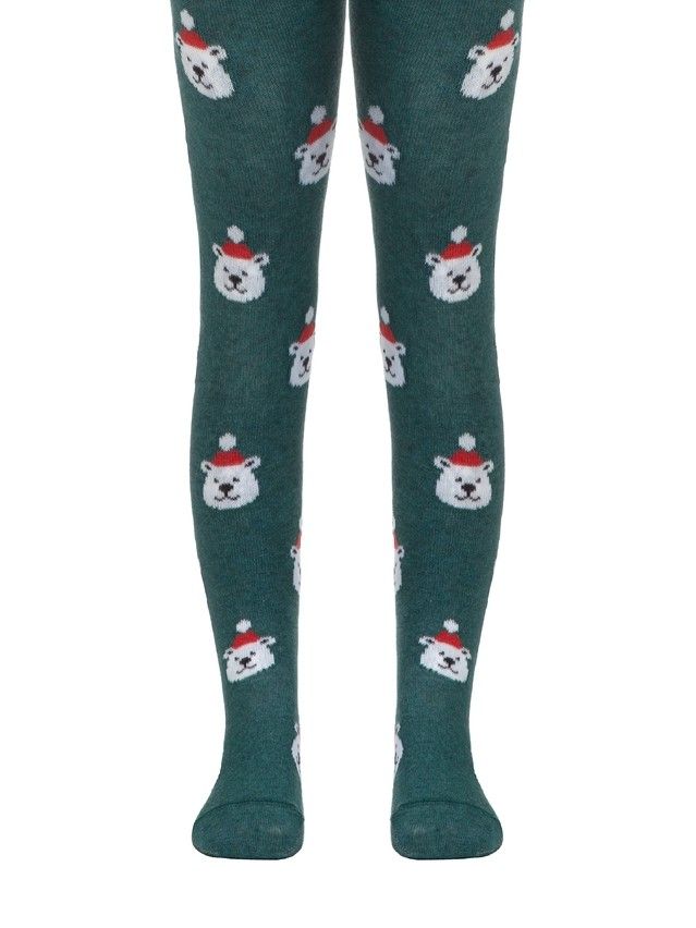 Children's tights NEW YEAR 19С-96/1SP, s.62-74 (12),540 dark turquoise - 2