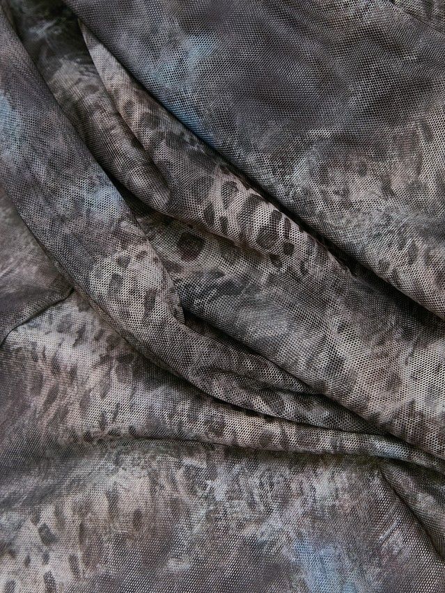 Women's polo neck shirt CONTE LD 3486, s.170-88, blue leopard - 9