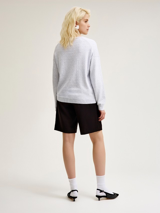 Women's pullover CONTE ELEGANT LDK24110, s.170-84, light gray melange - 2