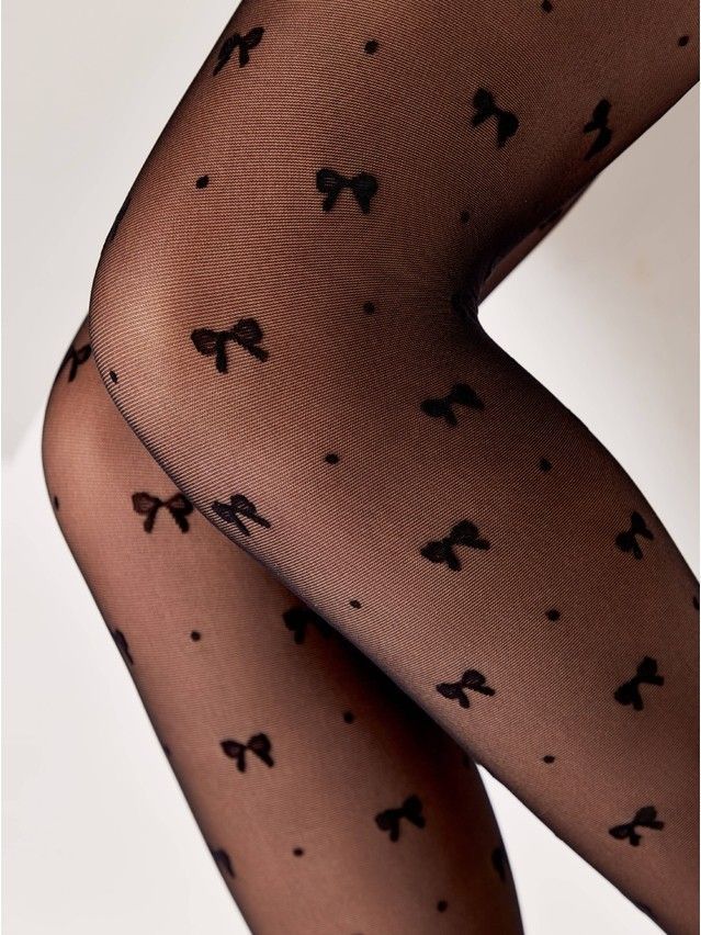 Children's tights CONTE ELEGANT AMELIE, s.146-152, nero - 1