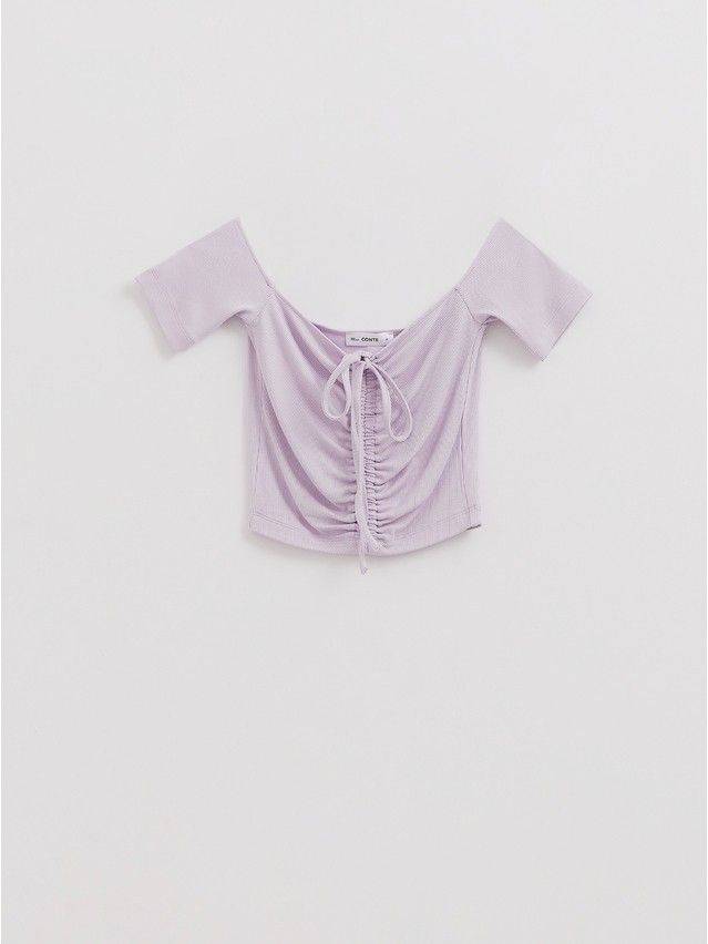 Women's polo neck shirt CONTE ELEGANT LD 2632, s.170-92, lavender - 5