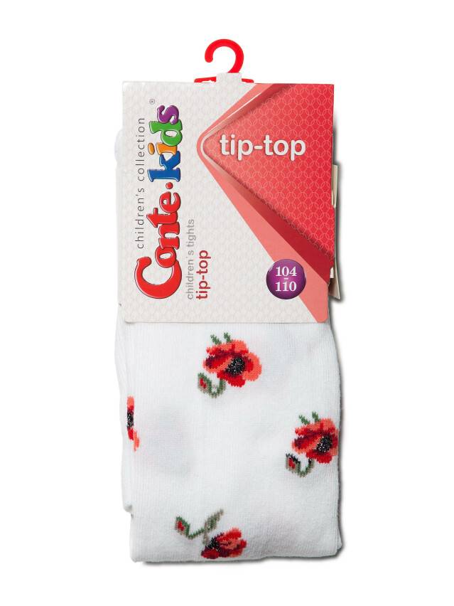 Children's tights CONTE-KIDS TIP-TOP, s.104-110 (16),410 white - 2