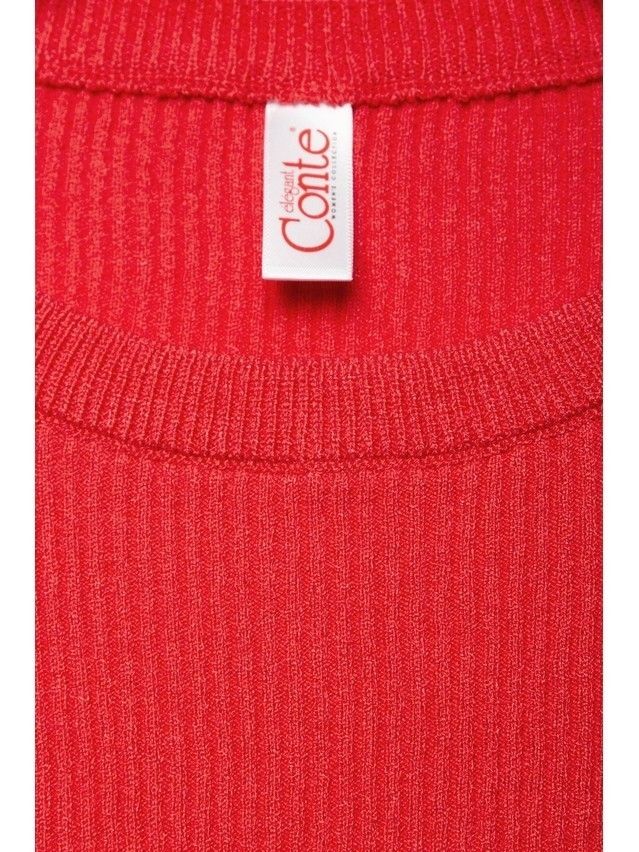 Women's polo neck shirt CONTE ELEGANT LDK045, s.170-84, risky red - 7