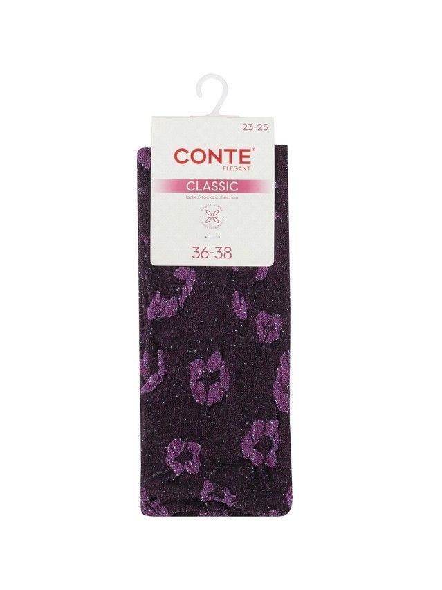 Women's socks CONTE ELEGANT CLASSIC, s.23-25, 688 lilac - 4