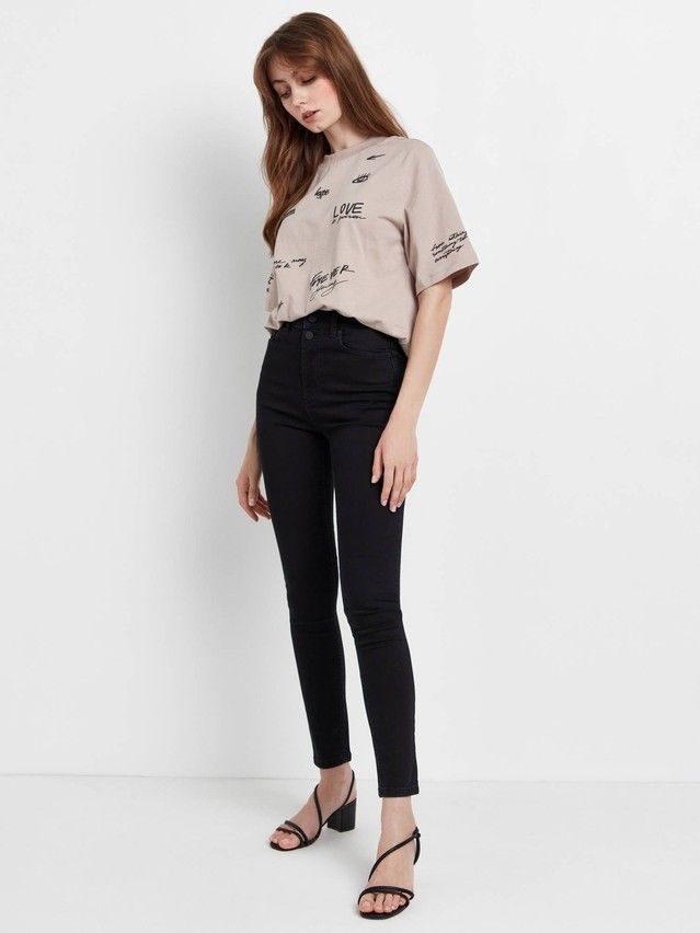 Denim trousers CONTE ELEGANT CON-395, s.170-102, washed black - 3