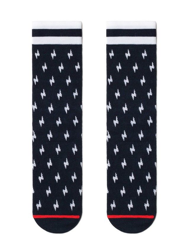 2 pairs of socks for her and for him 18C-227SP; 17S-151SP, s.36-39; 42-45, 724 white-dark blue - 4