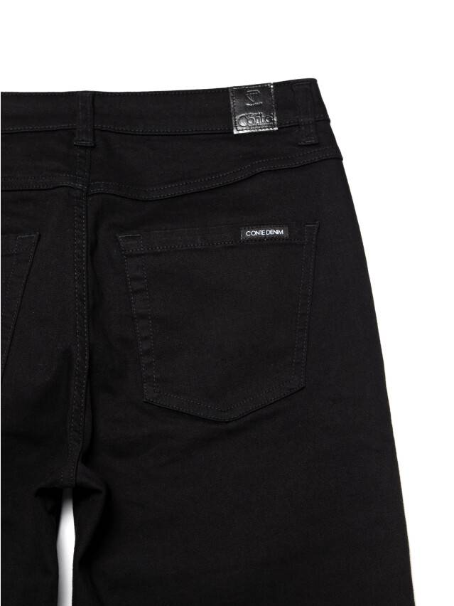 Denim trousers CONTE ELEGANT CON-284, s.170-102, deep black - 6