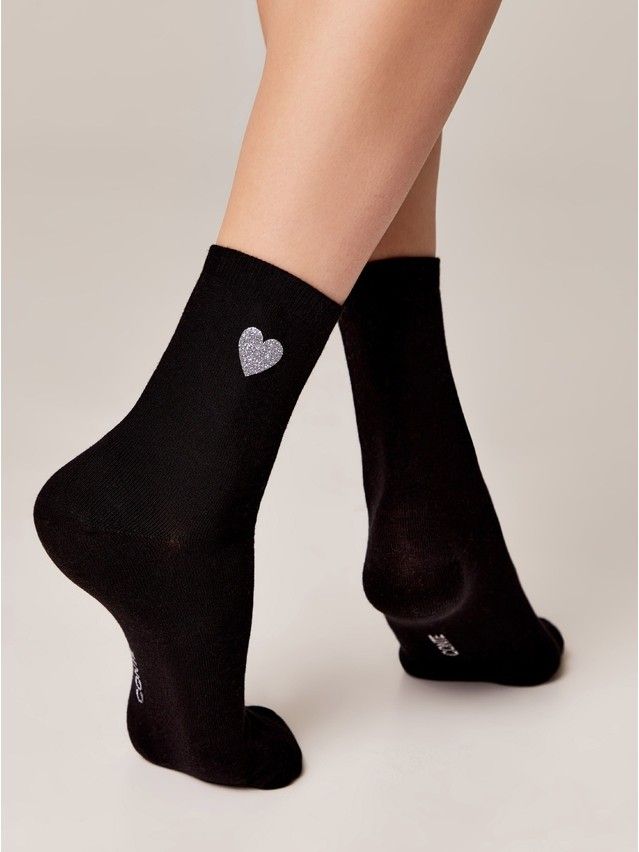 Women's socks CONTE ELEGANT CLASSIC, s.23-25, 427 black - 2