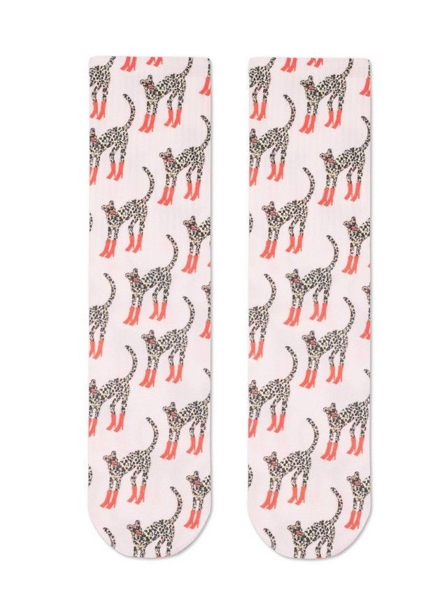 Women's socks CONTE ELEGANT FANTASY, s.23-25, 321 peach - 2