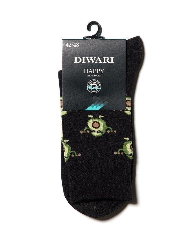 Men's socks DiWaRi HAPPY, s. 40-41, 080 black - 3