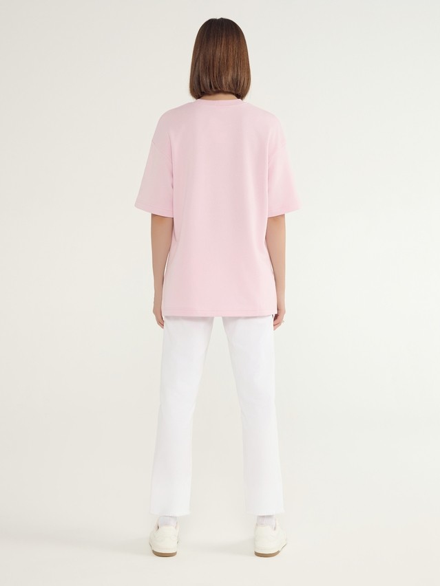 Women's polo neck shirt CONTE ELEGANT LD 3081, s.170-100, crystal pink - 2