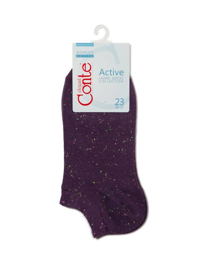 Women's socks CONTE ELEGANT ACTIVE, s.23, 085 aubergine - 3
