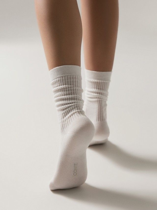 Women's socks CONTE ELEGANT CLASSIC, s.23-25, 1091 milky - 5