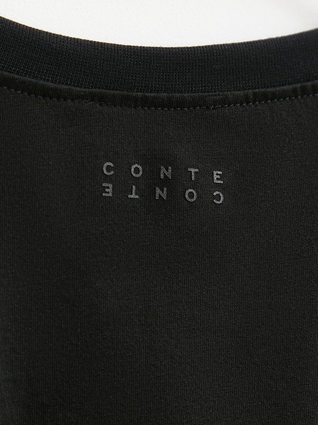 Women's polo neck shirt CONTE ELEGANT LD 3206, s.170-84, black - 6