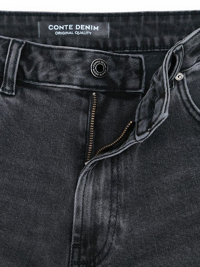 Women's jeans CONTE CON-799, s.164-90, washed black - 9