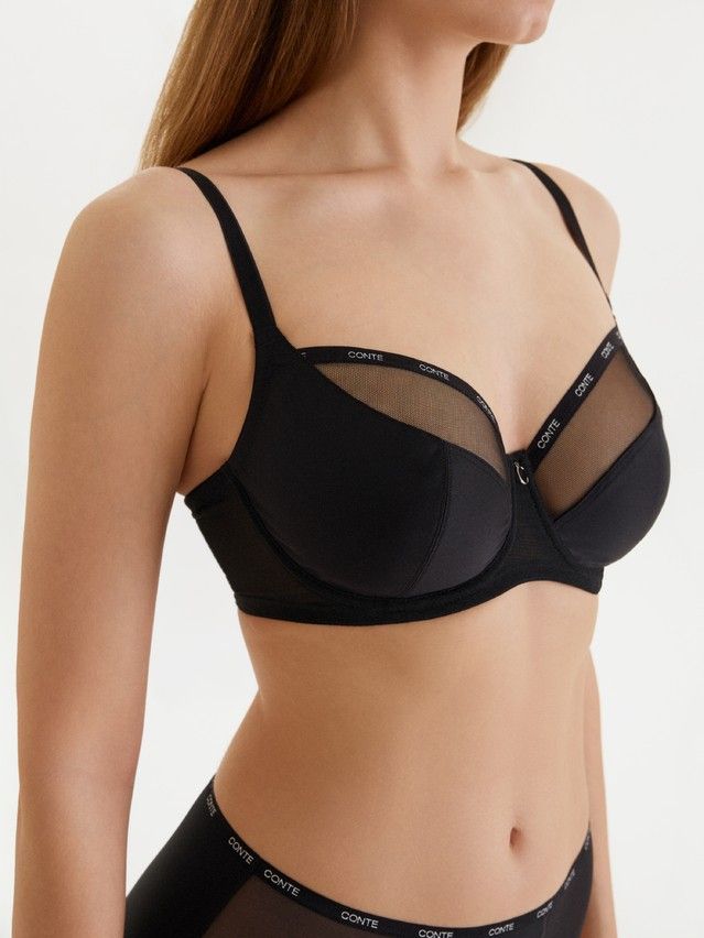 Bra CONTE ELEGANT SECOND SKIN RB6190, s.70D, black - 1