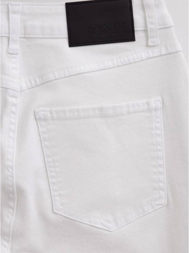 Denim trousers CONTE ELEGANT CON-413, s.170-102, white - 8