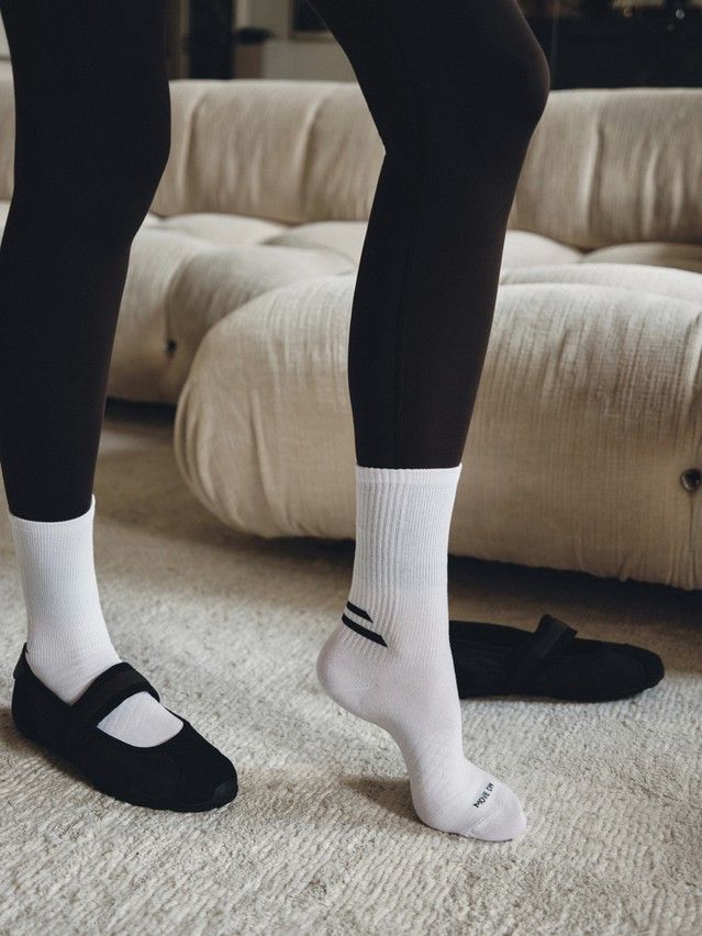 Women's socks CONTE ELEGANT SPORT, s.23-25, 1105 white - 5