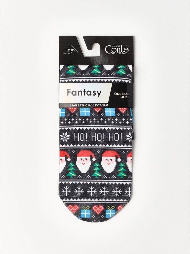 Women's socks CONTE ELEGANT FANTASY, s.23-25, 500 black - 4