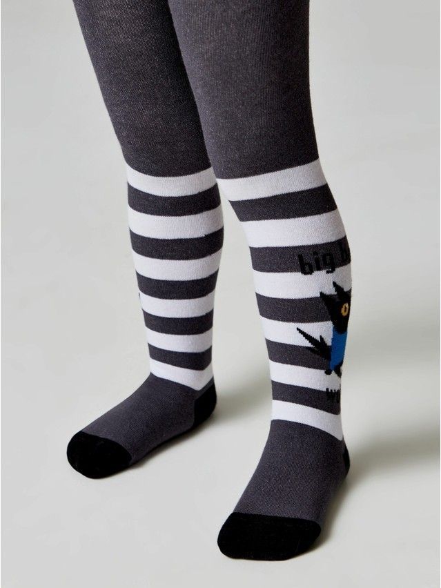 Children's tights CONTE-KIDS TIP-TOP, s.104-110 (16),672 dark grey - 2