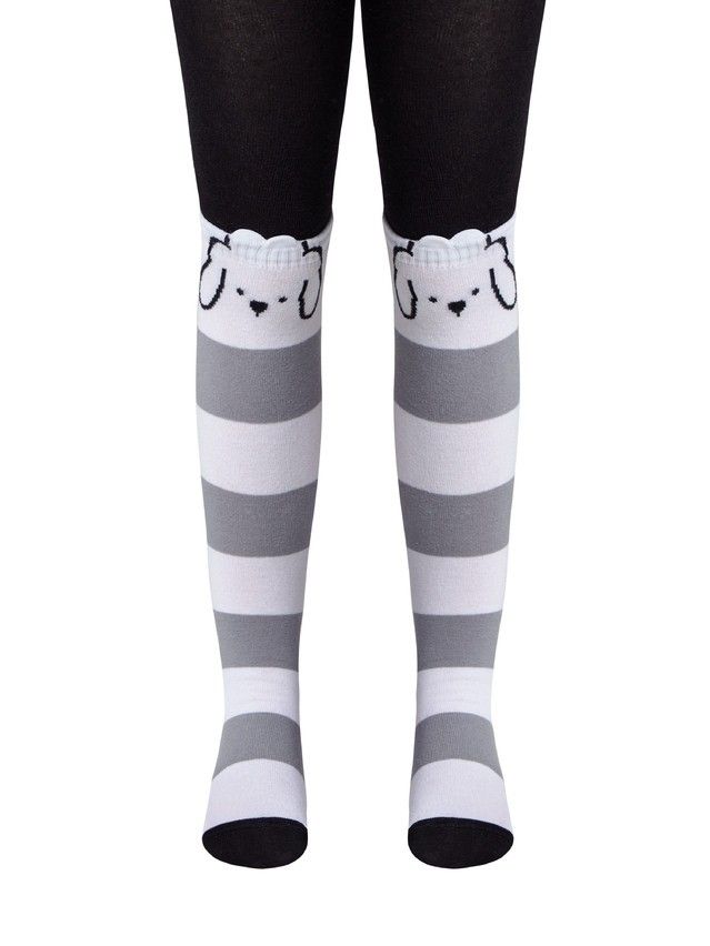 Children's tights CONTE-KIDS TIP-TOP, s.128-134 (20),686 black-white - 4