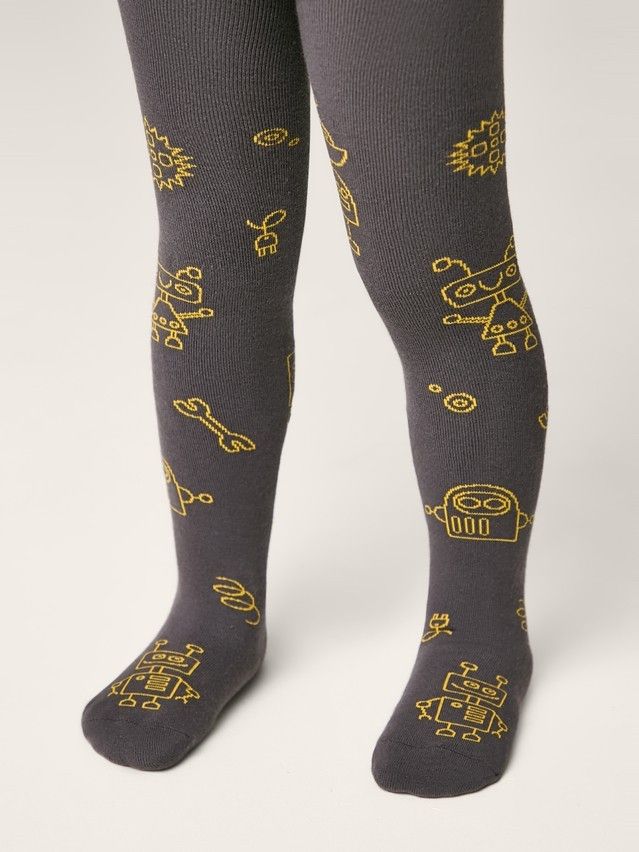 Children's tights CONTE-KIDS SOF-TIKI, s.104-110 (16),695 dark grey - 1