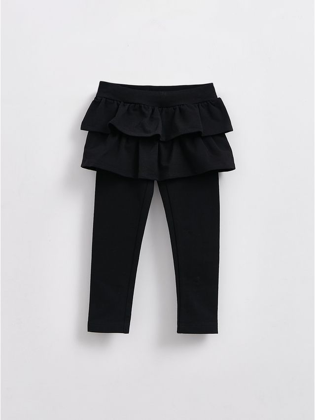 Leggings for girls CONTE ELEGANT LOLA, s.110,116-56, nero - 1