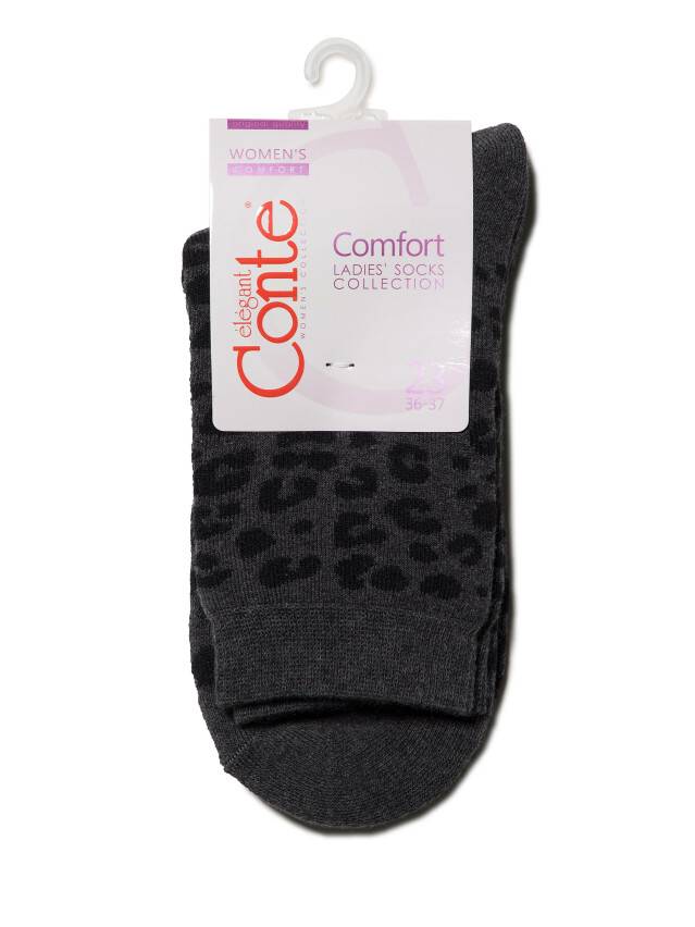 Women's socks CONTE ELEGANT COMFORT, s.23, 118 dark grey - 3