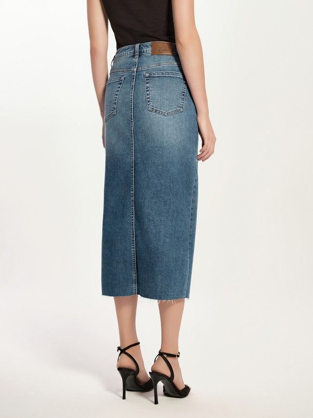 Denim skirt CONTE ELEGANT CON-764, s.170-90, blue - 5
