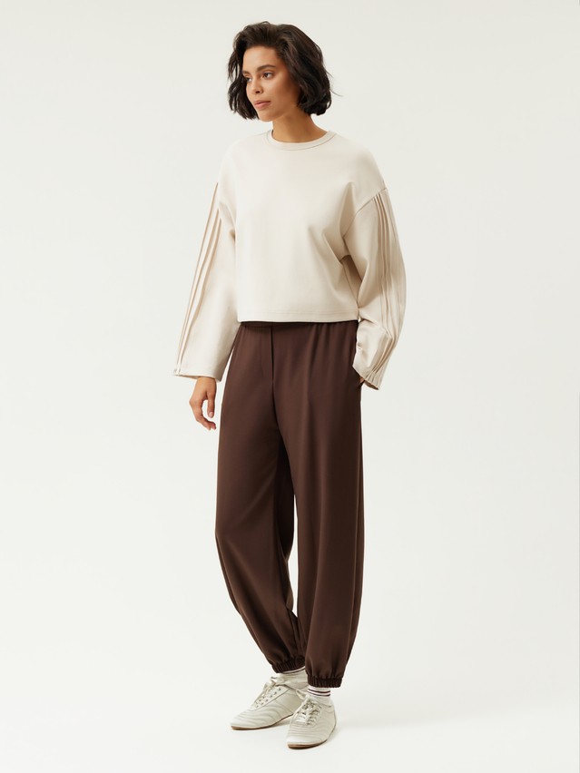 Women's trousers CONTE LBK 4000, s.170-84-90, dark brown - 6