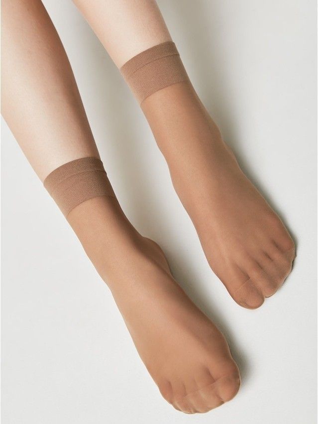 Women's socks CONTE ELEGANT TENSION SOFT 20 (1 pair),s.23-25, bronz - 8
